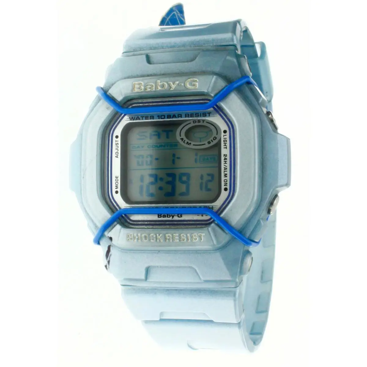 Blue  Crystal G Baby - G Shock Data Bank Watch BG361-2CSDR 100 M-wr by Casio