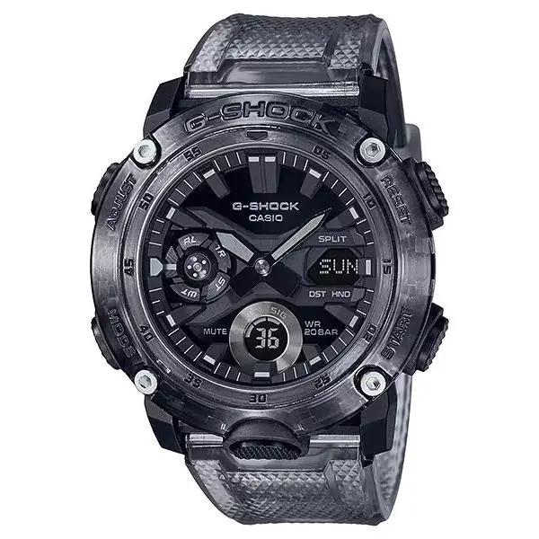 G-shock G-carbon Transparent Gray Mens Watch GA2000SKE-8A by Casio