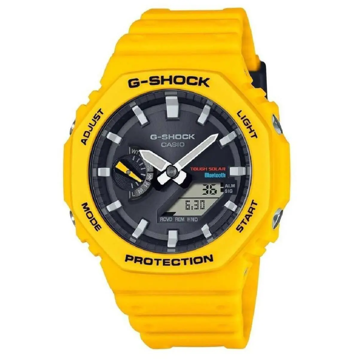 G-shock Yellow Ana-digi Mobile Link Bluetooth Watch GA-B2100 GAB2100C-9A by Casio