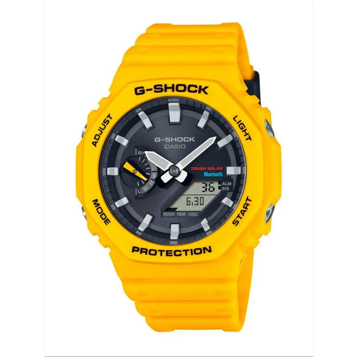 Casio G-shock Solar Bluetooth Yellow GA-B2100C-9A Men`s Watch