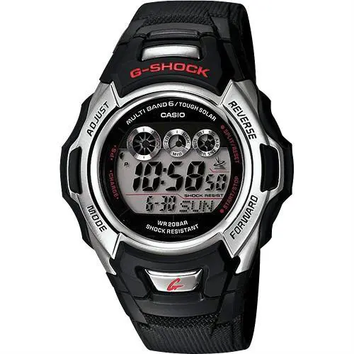 Casio GWM500A-1V G-shock 200 Meter WR Solar Atomic Watch Black Resin Alarm
