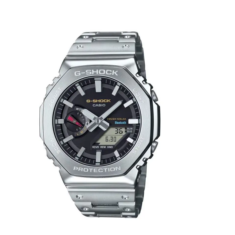 Casio G-shock 2100 Series Black Dial Stainless Steel Watch GMB2100SD-1C