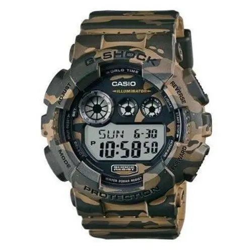 GD-120CM-5CR G-shock Classic Brown Camouflage Resin Band Round Watch by Casio