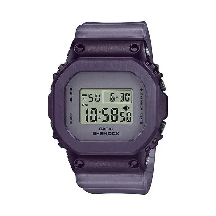 G-shock GM-S5600MF-6 Midnight Fog Purple Metal Bezel Unisex Watch by Casio