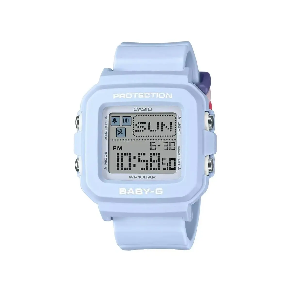 Casio Baby-g Plus Digital Quartz BGD10L-2 100M Ladies Watch Extra Band Loops
