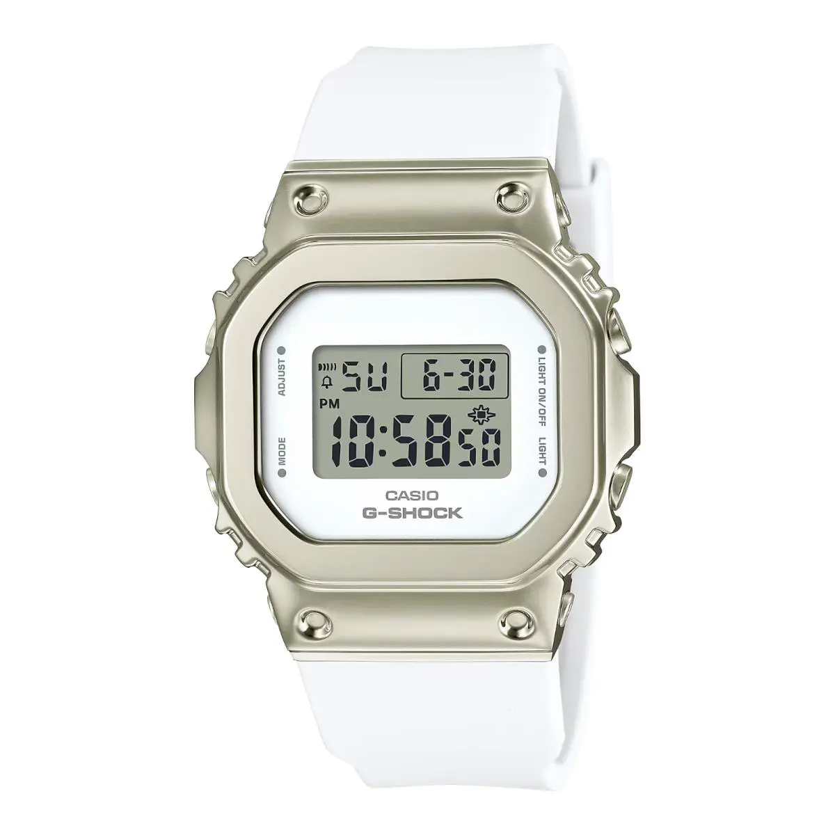 G-shock Digital Women`s GM-S5600 Series White Resin Watch GMS5600G-7 by Casio