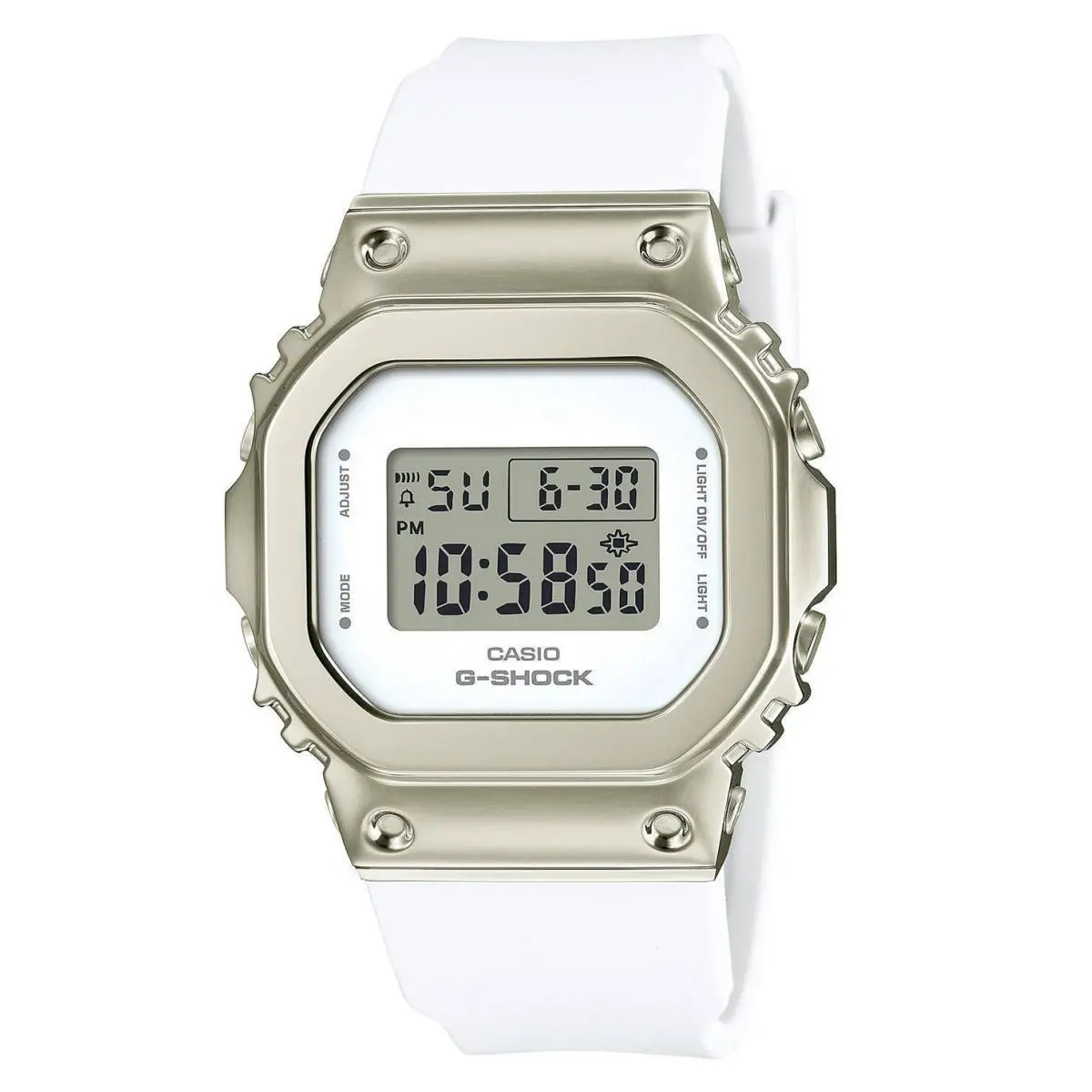 Casio G-shock Digital Resin Strap GM-S5600G-7 200M Women`s Ladies Watch