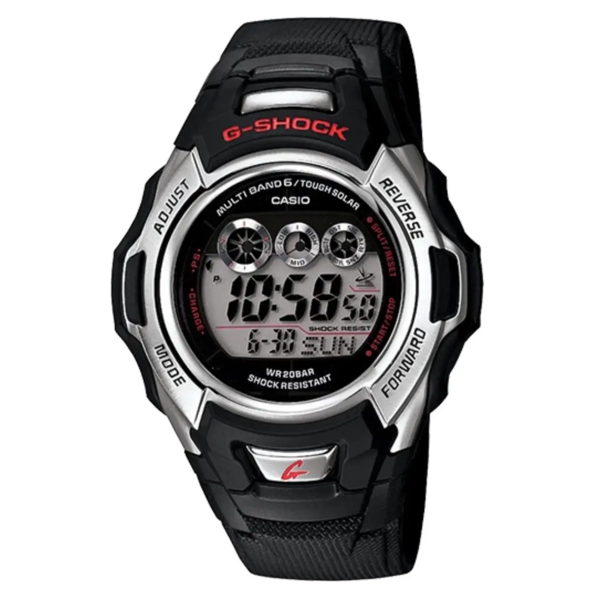 - GWM500A-1 - G-shock Chronograph Watch Solar Atomic Alarm 200 Meter by Casio