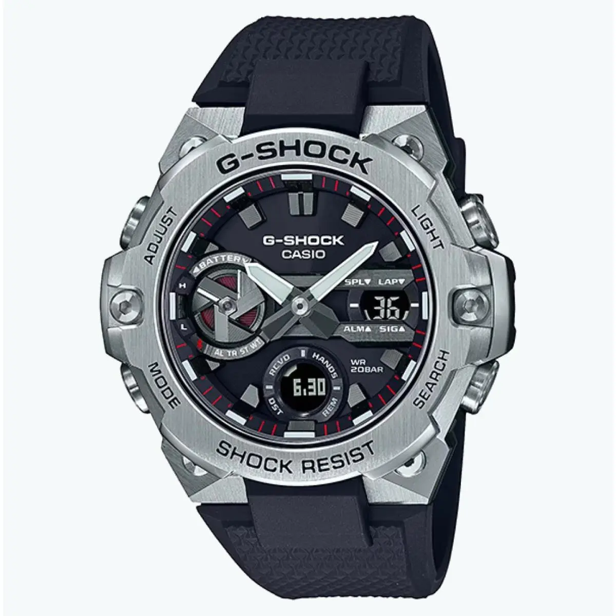 Casio G-steel Solar Bluetooth World Time Mens Watch GSTB400-1A NO Manual