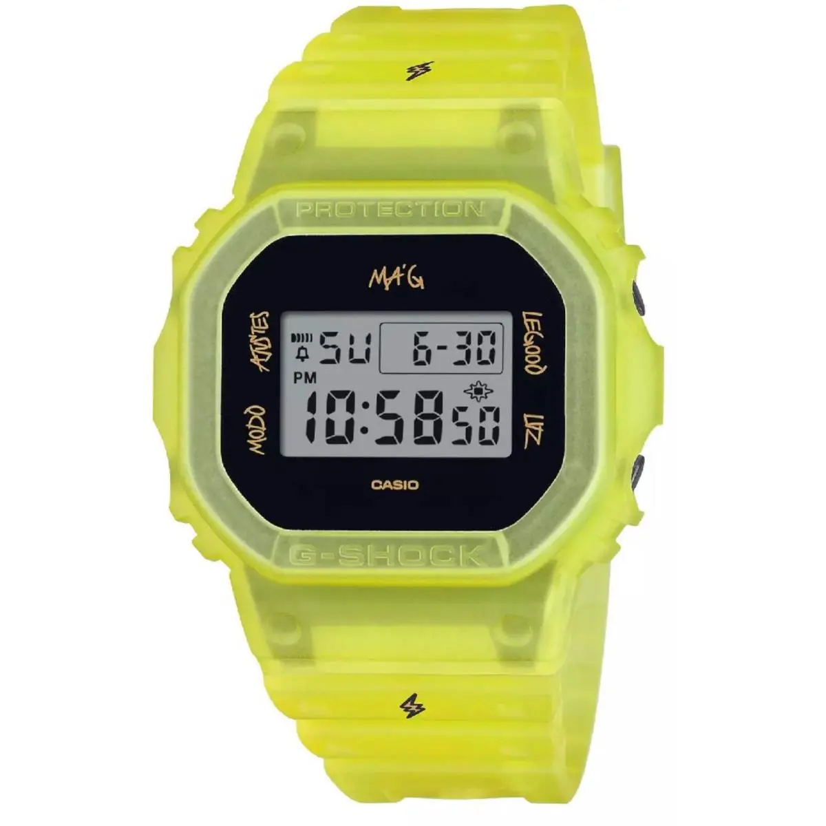 G-shock DWE-5600JB-1A9 J Balvin Collab Yellow Black Watch DWE5600JB by Casio