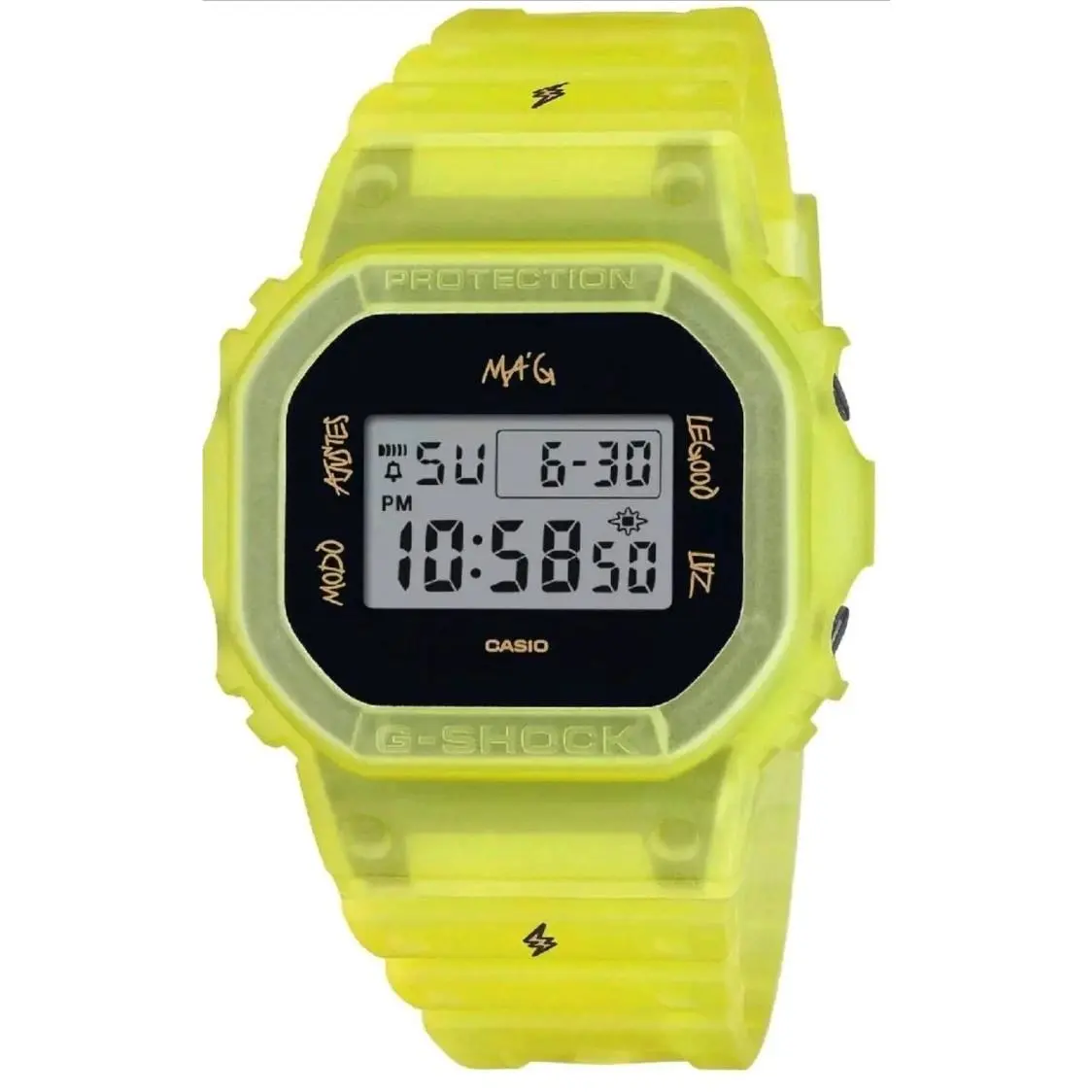 G-shock DWE-5600JB-1A9 J Balvin Collab Yellow Black Watch DWE5600JB by Casio