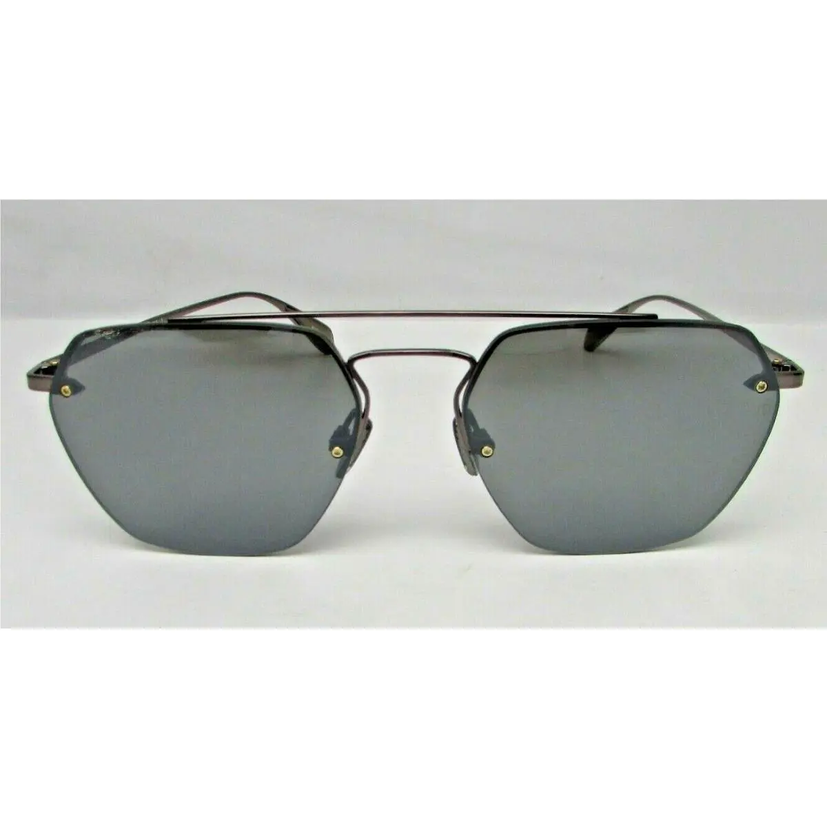 Rag Bone Safilo RNB5019/S Dk Ruthenium Frame Silver Mirror Lens w/ Case