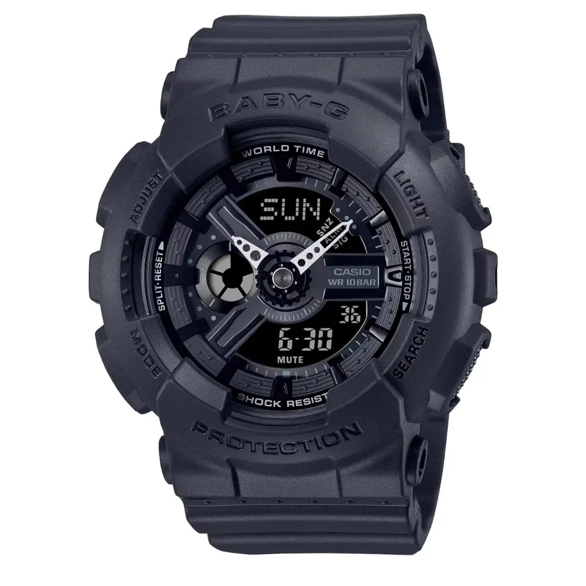 Casio Baby-g Black Resin Strap Women BA110XBC-1A