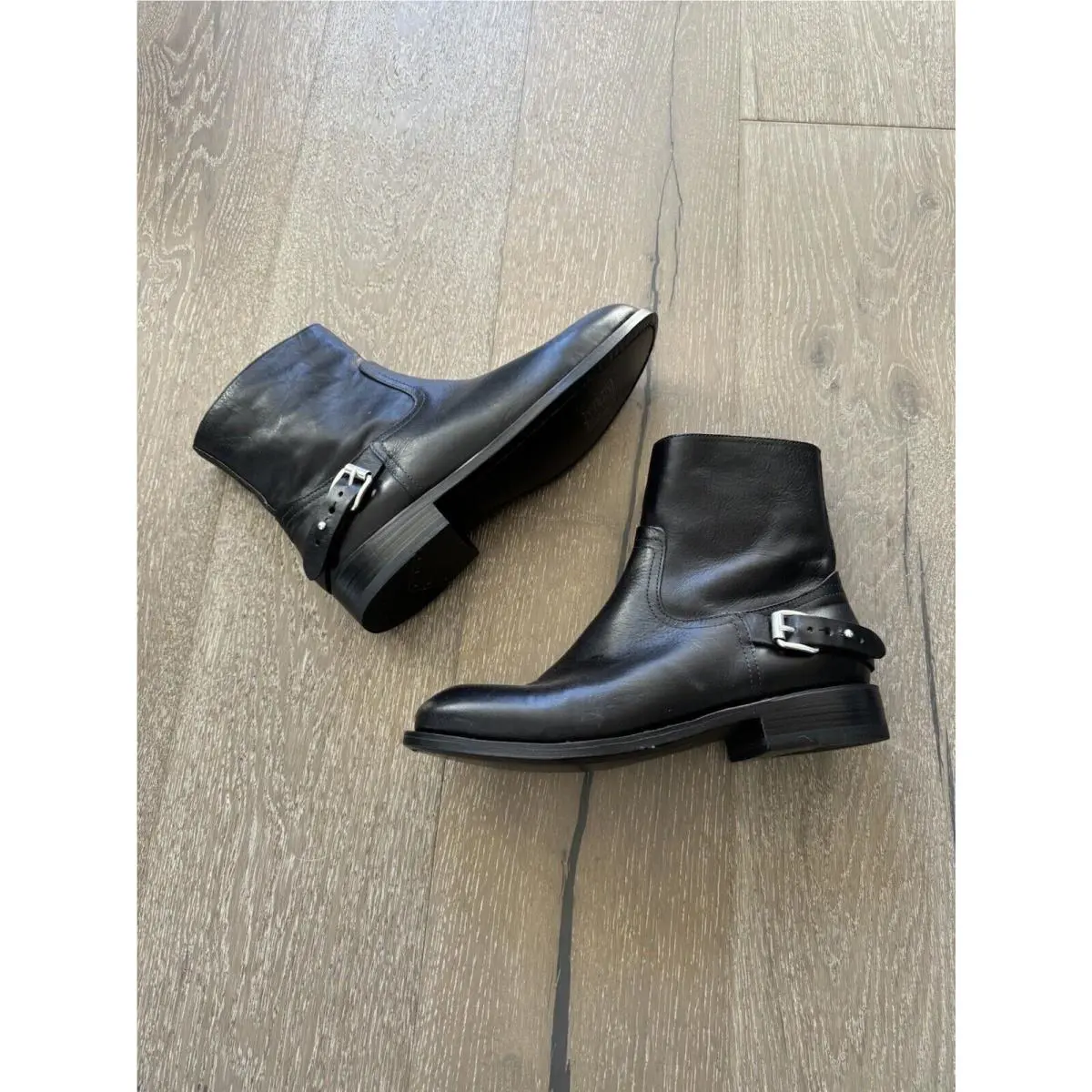 Rag Bone Oliver Zip Boots Size 10 Black
