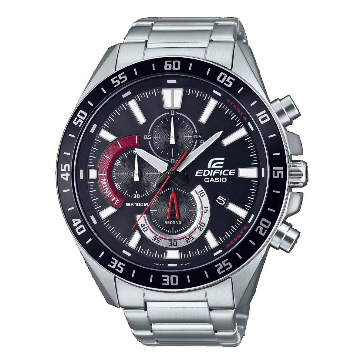 Casio EFV620D-1A4V Men`s Stainless Steel Black Dial Standard Chronograph Watch