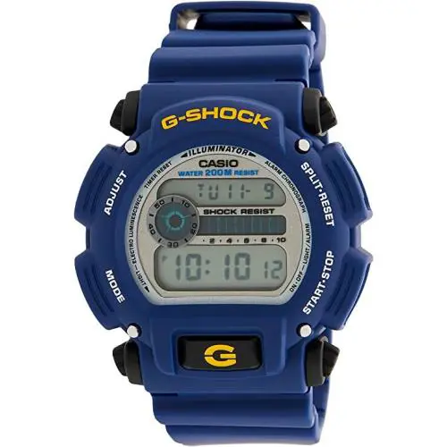 Men`s DW9052-2 G-shock Blue Rubber Digital Dial Watch by Casio