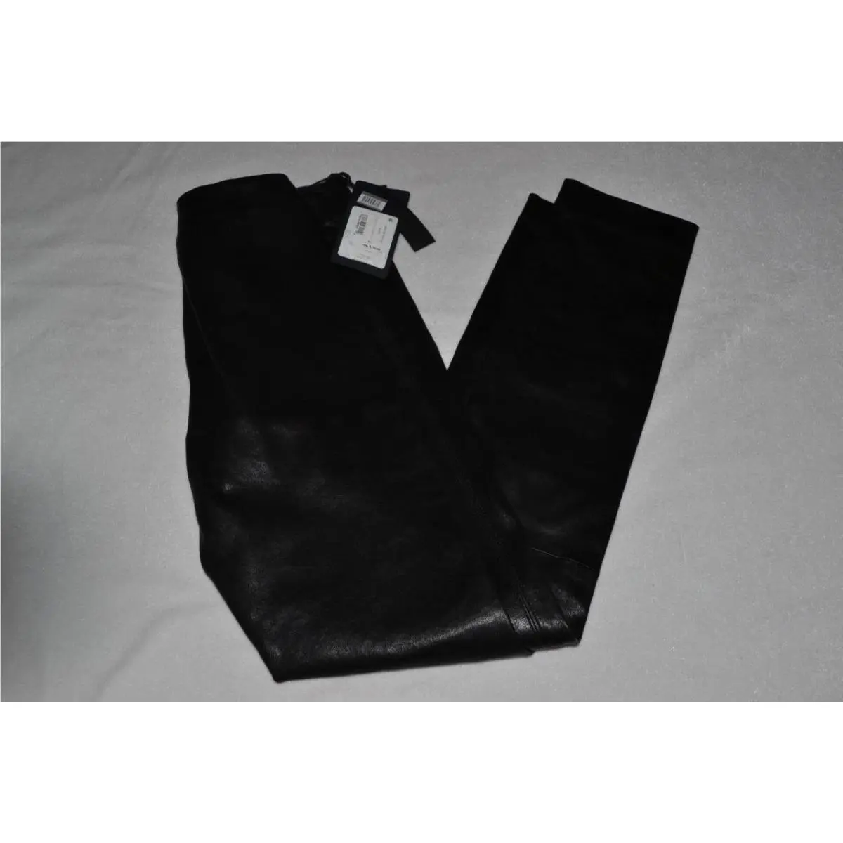 Rag Bone Simone Leather Pants Black Size 00