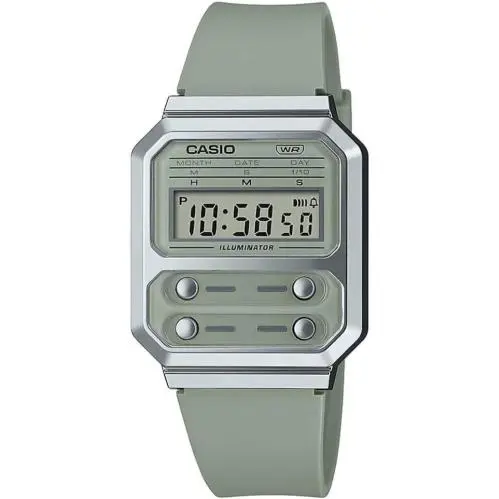 Casio Grey 33 MM A100WEF-3A Watch - Grey