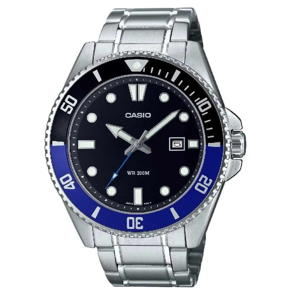 MDV107D-1A2 Men`s Diver`s Style 200 M Sports Dive MDV-107D Batman Watch by Casio