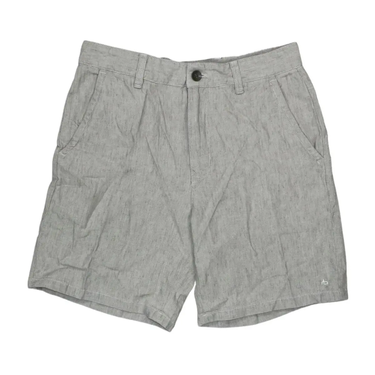 Rag Bone Eaton Collection 7 Inseam Linen Blend Men`s Shorts 29 Grey