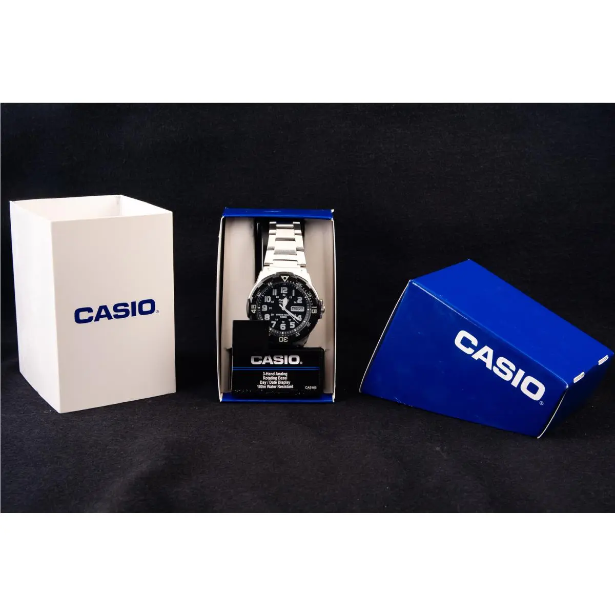 Casio Men Diver Style Quartz Stainless Steel Strap Watch MRW-200HD-7BVCF V25
