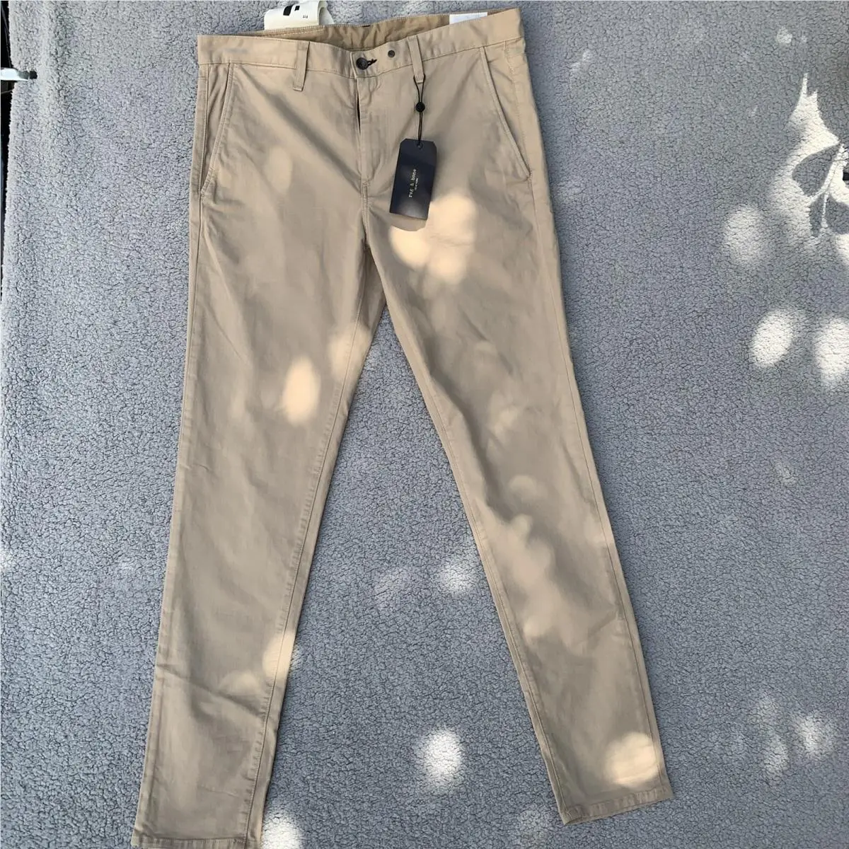 Rag Bone Men`s Fit 2 Slim Fit Chino Khaki Sz 28