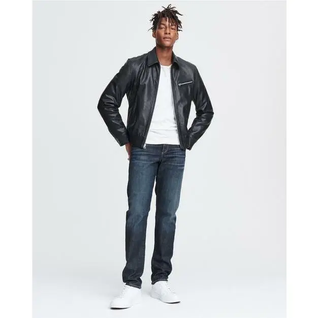 Rag Bone Jeans Fit 2 Slim Renegade Button Fly Blue Denim Size 38x34 by Rag & Bone