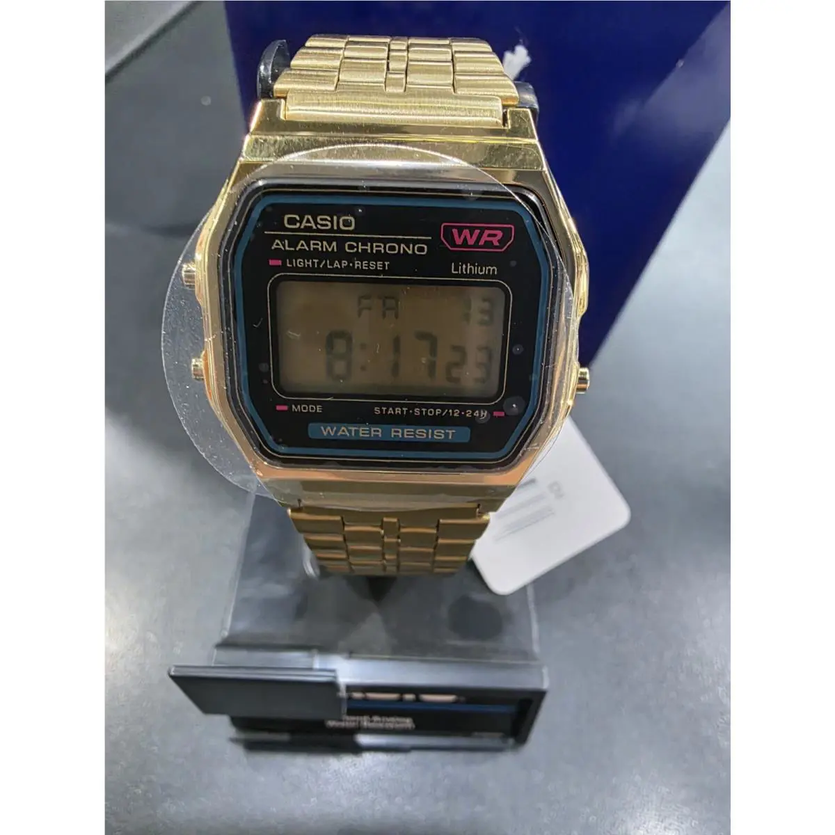 Casio A159WGEA-1DF Vintage Gold Tone Classic Digital Watch No Box