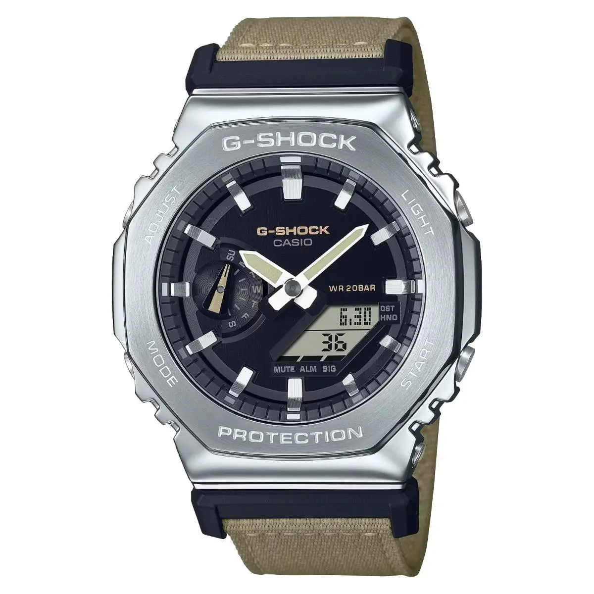 G-shock G-steel Utility Metal Octogonal Ana-digi Mens Watch GM2100C-5A by Casio