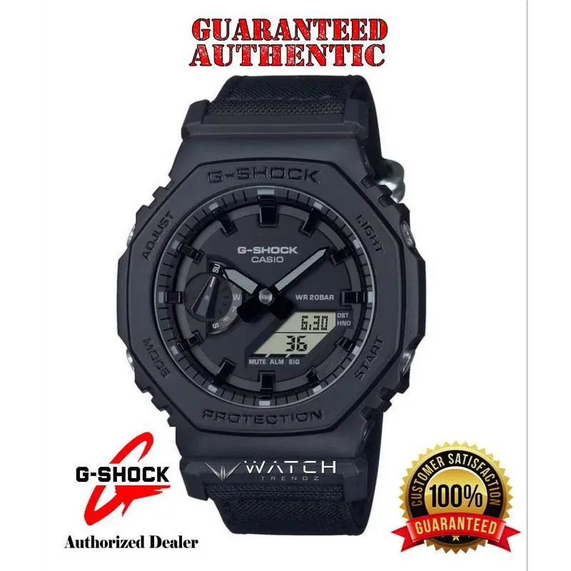Casio G-shock GA2100BCE-1A Street-smart Utilitarian Edition Cordura Nylon Band
