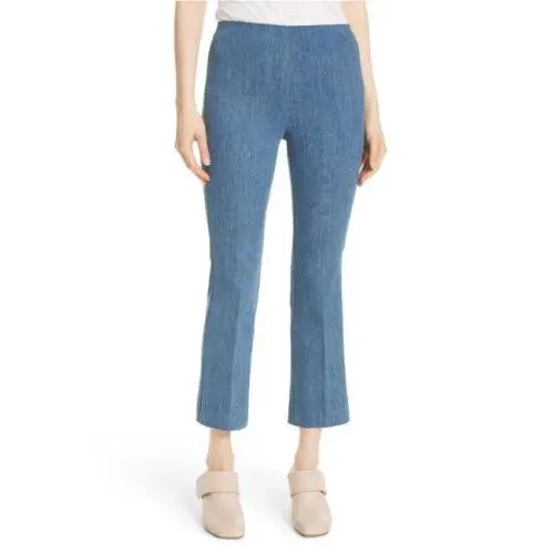 Rag Bone L142713 Women`s Blue Hina High Waist Flare Ankle Jeans Size 2