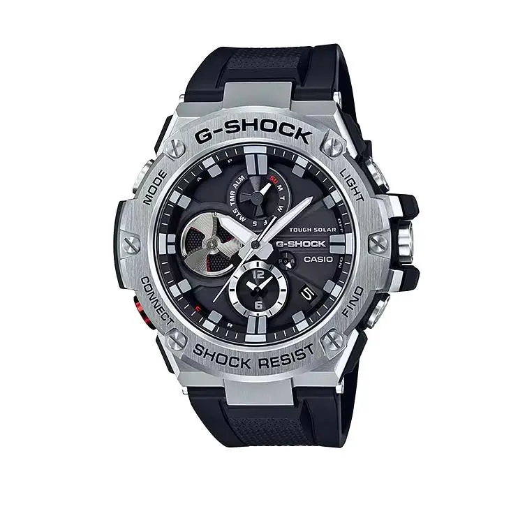 Casio G-shock G-steel Bluetooth Chronograph Black Dial Men`s Watch GST-B100-1ACR