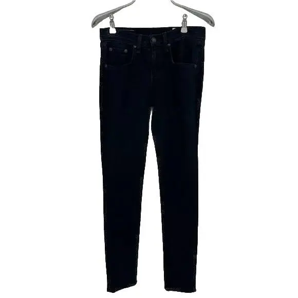 Rag Bone Women’s 25 Skinny High Rise Coal Black Jeans Denim by Rag & Bone