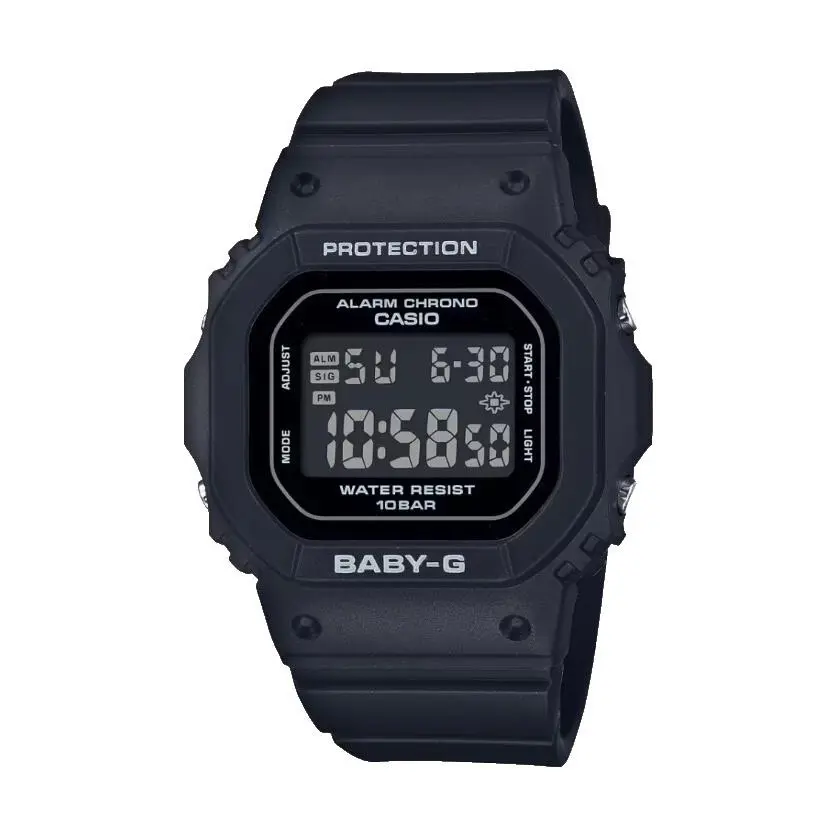 Casio G-shock Baby-g Digital Watch Black Resin BGD-565-1 Series - Band: Black