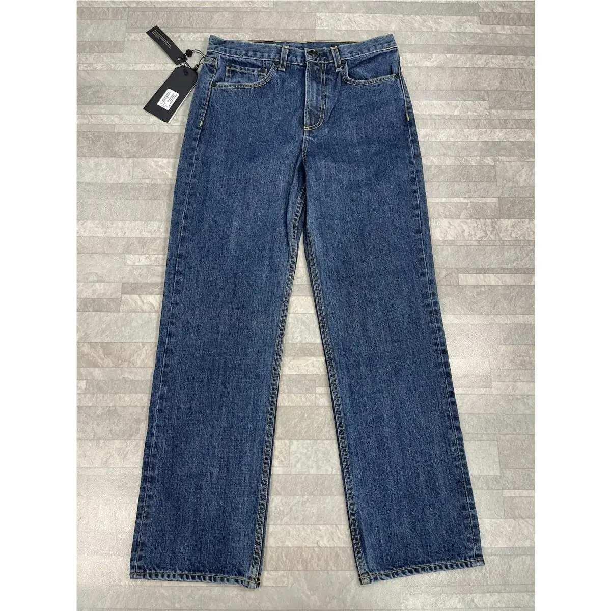 Rag Bone Ankle Straight Jeans In Dark Paz Size: 26