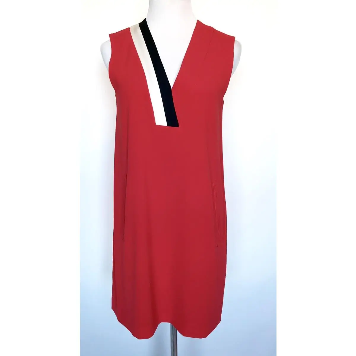 Rag and Bone Red Lodwick Shift Dress. Size 4 Retail Price by Rag & Bone