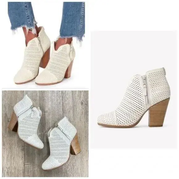 Rag Bone Margot Boot In White Perf Size: EU36 US:6