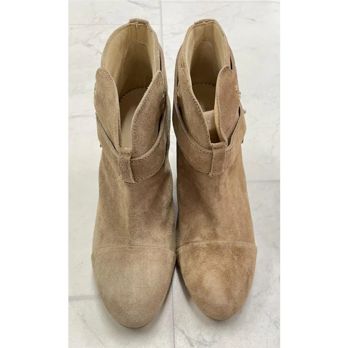 Rag Bone Harrow Boot In Camel Suede Size:EU37 US:7
