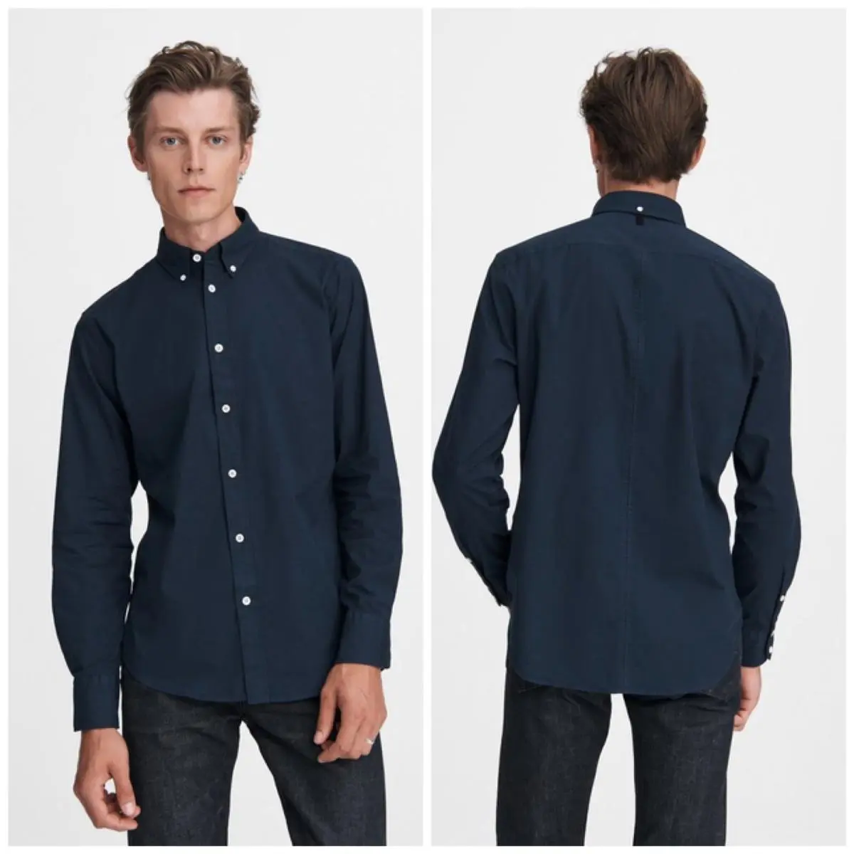 Rag Bone Fit 2 Tomlin Poplin Button Down Shirt In Navy Size: S