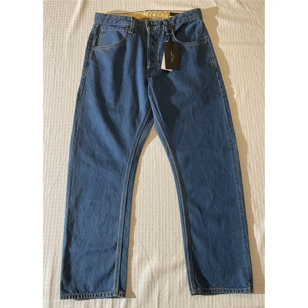 Rag Bone Belmont Cotton Hemp Blend Japan Slouch Taper Size 30 Jeans by Rag & Bone