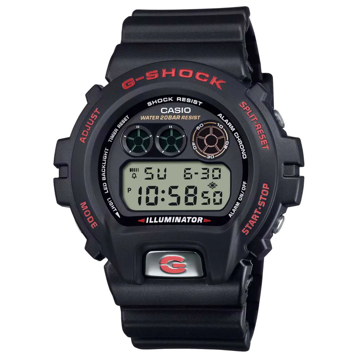 G-shock 6900 Line 30TH Anniversary Black Digital Mens Watch DW6900TR-1 by Casio