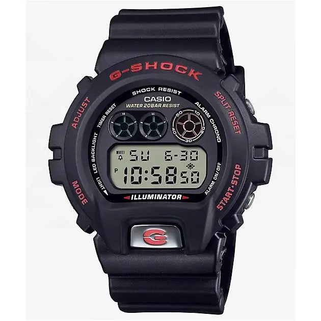 Casio G-shock 6900 Line 30TH Anniversary Black Digital Mens Watch DW6900TR-1