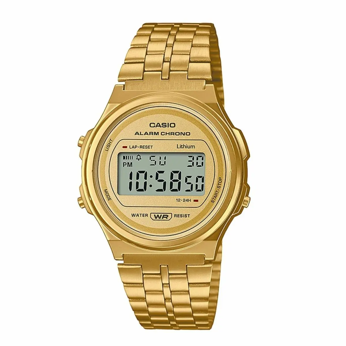 A171WEG-9A Vintage Gold Digital Watch Stainless Steel by Casio