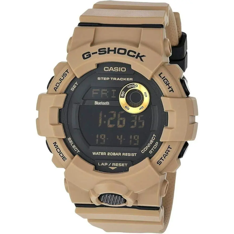 G-shock Power Trainer Brown Strap Watch GBD800UC-5 / GBD-800UC-5CR by Casio