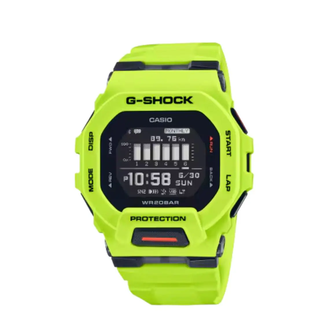 G-shock GBD200-9 Digital Bluetooth Mobile Sport Digital Men`s Watch by Casio