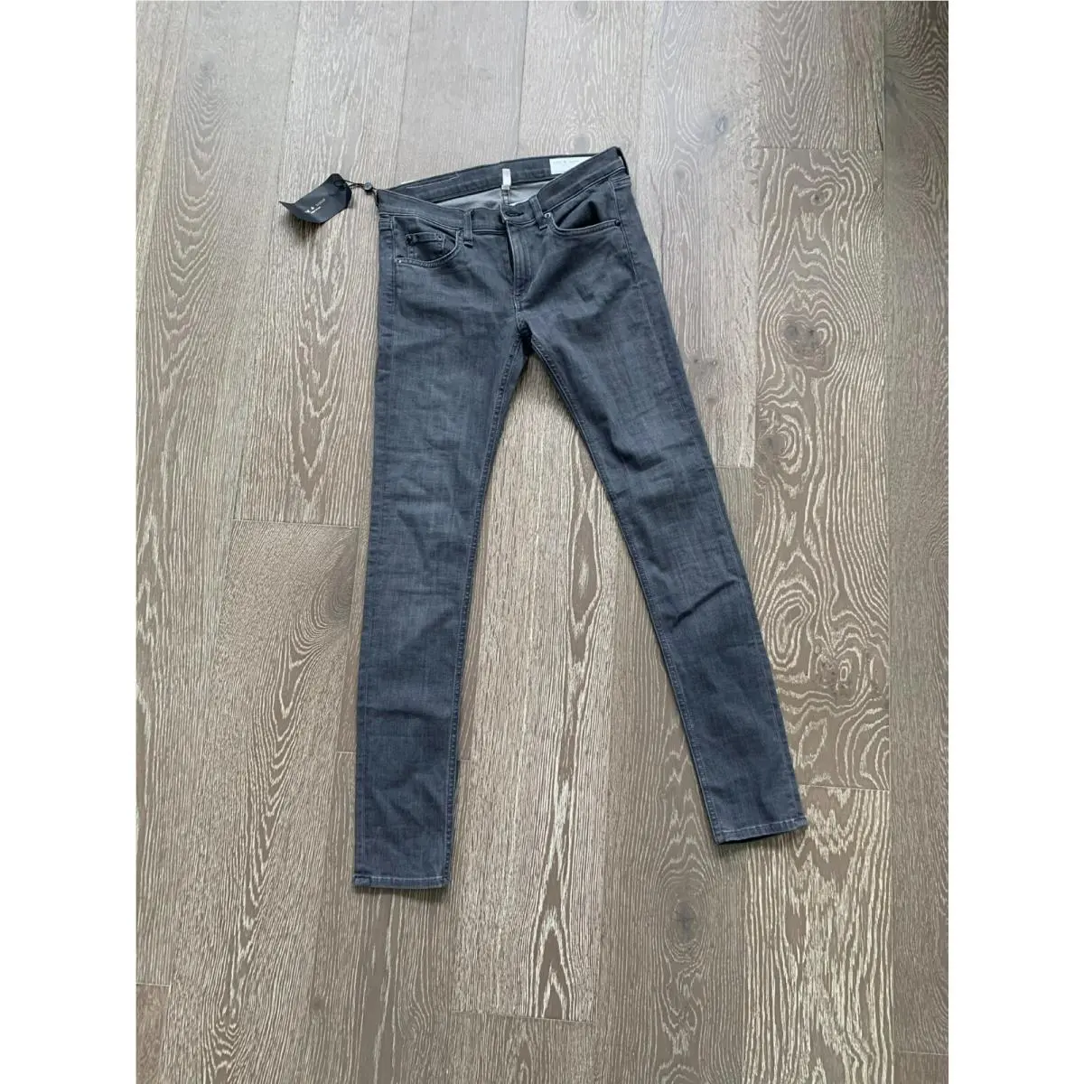 Rag Bone Everett Skinny Jeans Gray Size 27