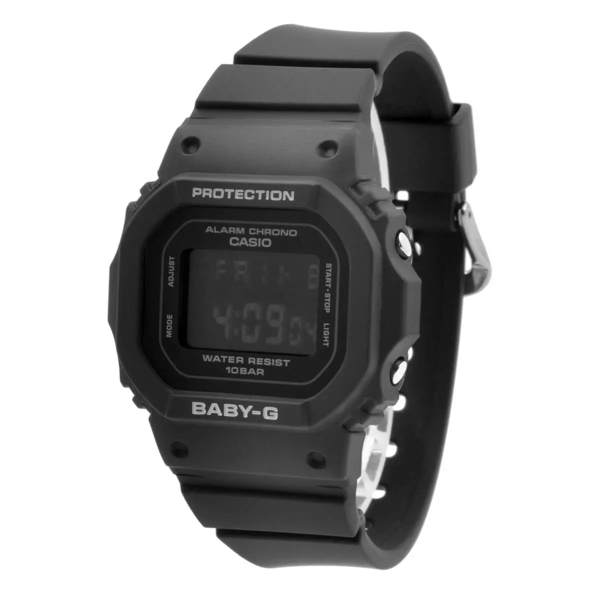 Casio Women`s Digital Watch Baby-g Chronograph Black Resin Strap BGD-565-1CR