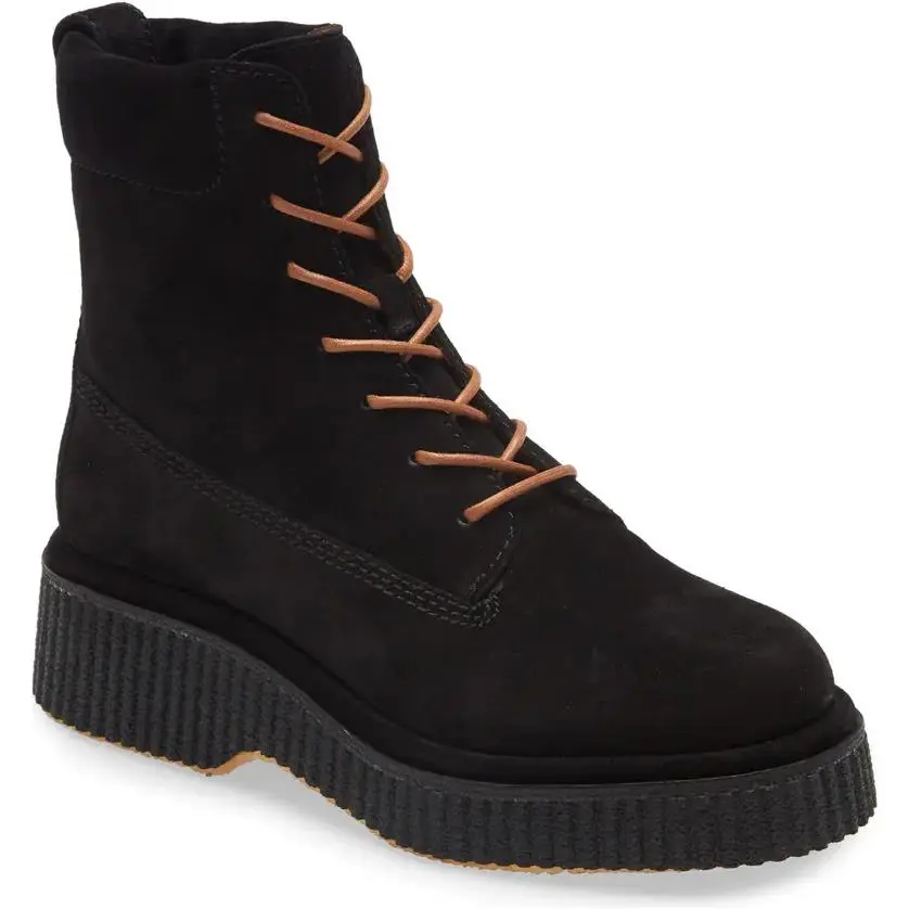 Rag Bone Sloane Suede Lace-up Boot in Black Size 6.5 by Rag & Bone