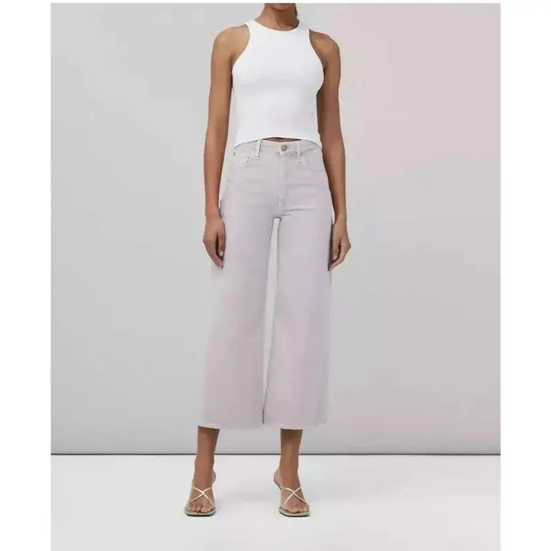 Rag Bone Andi High Rise Wide Leg Jeans Lavender Size 24 Retail by Rag & Bone