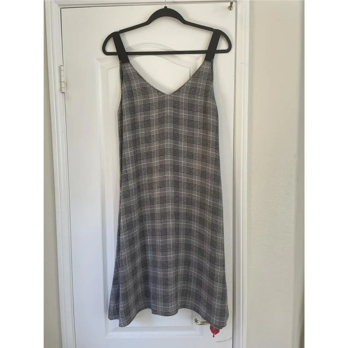 Rag and Bone Zoe Dress in Navy Plaid Linen Blend XS by Rag & Bone